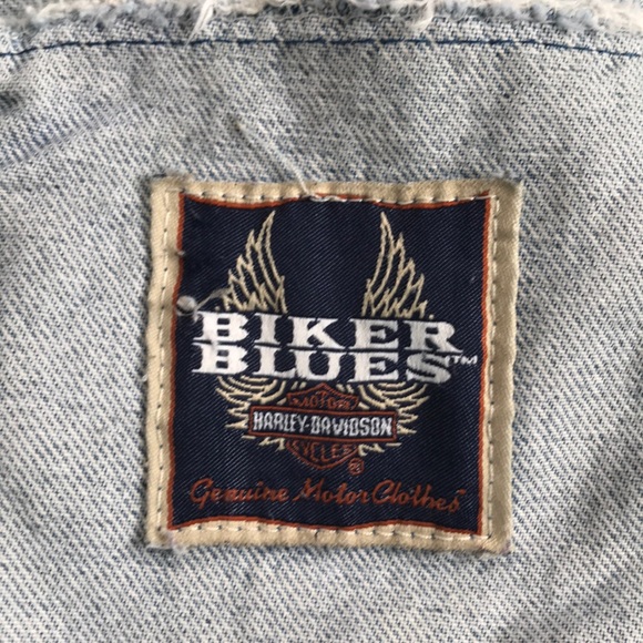 Harley Davidson jean vests - Picture 4 of 7